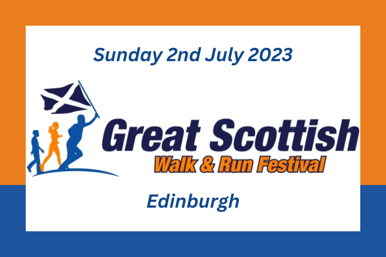 Infographic for the Great Scottish Walk and Run Festival