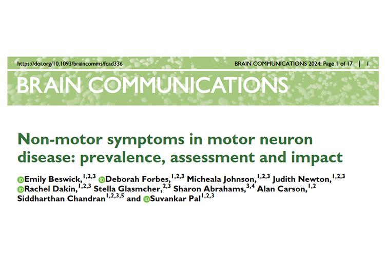 Screenshot of publication header in scientific journal